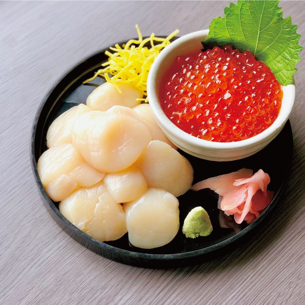 23-76 オホーツク産ほたて貝柱(400g)とますいくら醤油(200g)セット