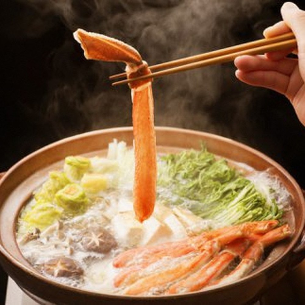 39-18 【厳選部位のみ】本ズワイガニしゃぶしゃぶ【大】(たっぷり1.5kg)｜ 生食可 お刺身