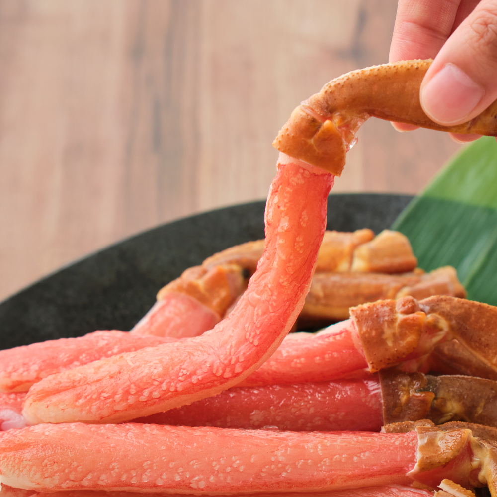 16-150 【生食可】特大・生ずわいがに脚ポーション500ｇ