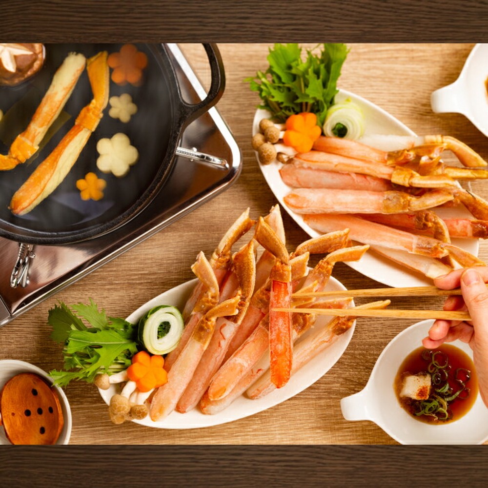 39-18 【厳選部位のみ】本ズワイガニしゃぶしゃぶ【大】(たっぷり1.5kg)｜ 生食可 お刺身