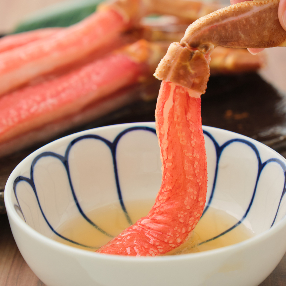 28-56 【生食可】特大・生ずわいがに脚ポーション1kg(500ｇ×2)