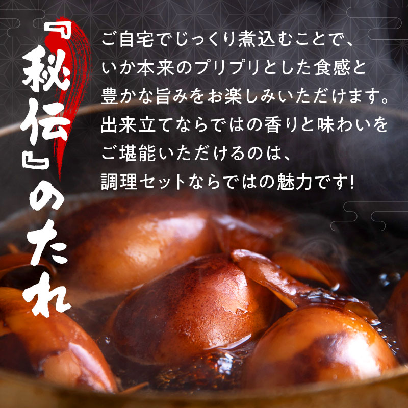 冷凍生いかめし5尾入たれ付調理セット イカ 烏賊 魚介 海産物 海鮮 食品 北海道 森町 mr1-0933
