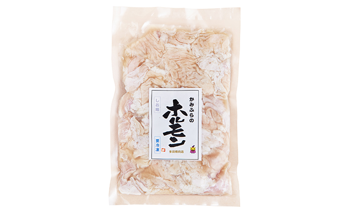 かみふらの多田精肉店 豚ホルモン 2種 各500g×2袋 計2kg 焼肉 ホルモン 豚 みそ しお 味噌 塩 自家製だれ 北海道 上富良野町 豚肉／ホルモン 