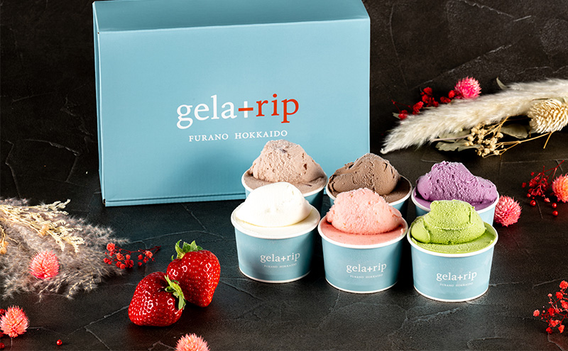 ≪9ヵ月定期便≫ジェラート6個 gelatrip's selection 北海道 上富良野町 