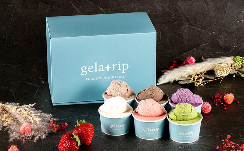 ≪3ヵ月定期便≫ジェラート全6種 24個 gelatrip's selection 北海道 上富良野町 アイス