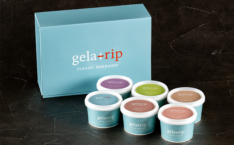 ≪9ヵ月定期便≫ジェラート6個 gelatrip's selection 北海道 上富良野町 