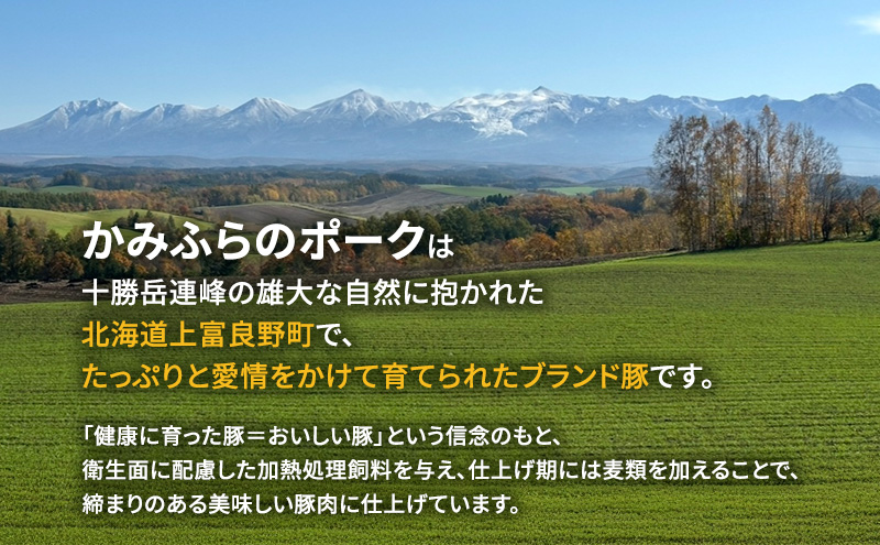 【2026年1月下旬から出荷】コリコリ食感がたまらない！北海道ブランド豚「かみふらのポーク」シロホルモン （塩味）4個セット 小分け・個包装 ( ホルモン 焼肉 塩 豚 豚肉 大腸 シロ ブランド豚 )