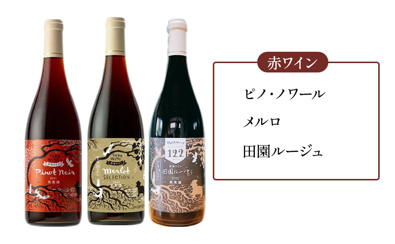 【3ヵ月定期便】野生酵母で醸したワイン 毎月3本お届け (3ヵ月間) 多田ワイナリー 北海道 上富良野町 ワイン 赤ワイン 白ワイン 微発泡ワイン オレンジワイン
