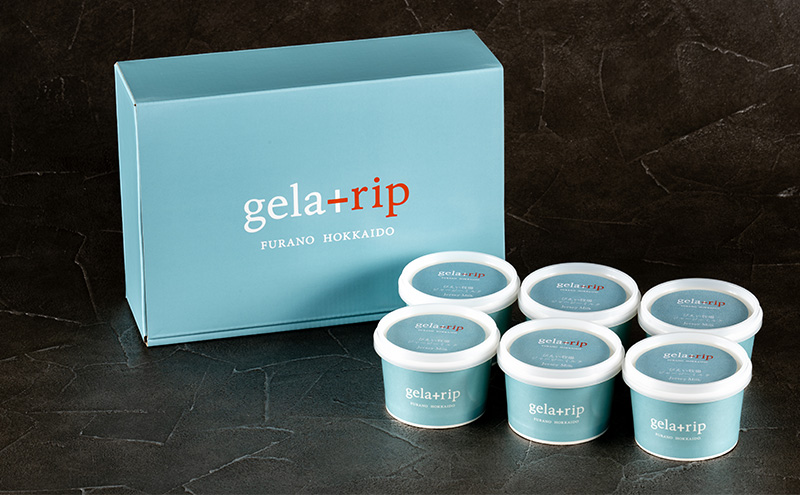 ≪6ヵ月定期便≫ びえい牧場ジャージーミルクジェラート6個 gelatrip's selection 北海道 上富良野町 アイス