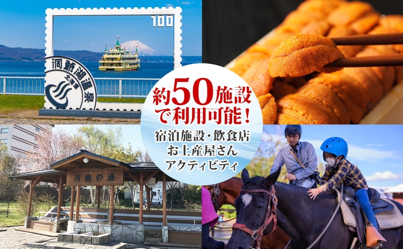 洞爺湖温泉感謝券 450000円 分 金券 クーポン 洞爺湖 湖 温泉 リゾート 有珠山 火山 自然 花火 イルミネーション 旅行 観光 宿泊 施設 北海道 ふるさと納税 絶景 旅 体験 