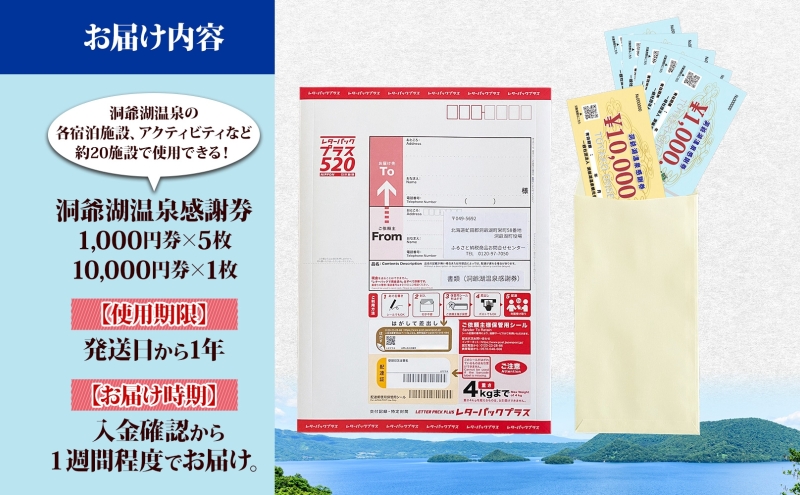 洞爺湖温泉感謝券 15000円 分 金券 クーポン 洞爺湖 湖 温泉 リゾート 有珠山 火山 自然 花火 イルミネーション 旅行 観光 宿泊 施設 宿 アクティビティ 体験 チケット 送料無料 北海道 洞爺湖町