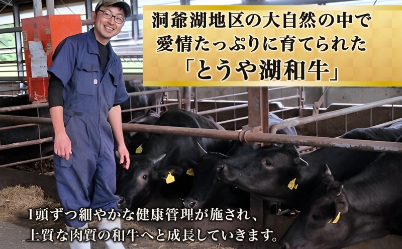 北海道 とうや湖和牛 三角バラ 焼き肉用 300g 黒毛和種 黒毛和牛 霜降り カルビ 和牛 国産牛 A4ランク 幻の和牛 ブランド牛 牛肉 肉 牛 甘い 焼肉 BBQ とうや湖農業協同組合 送料無料 