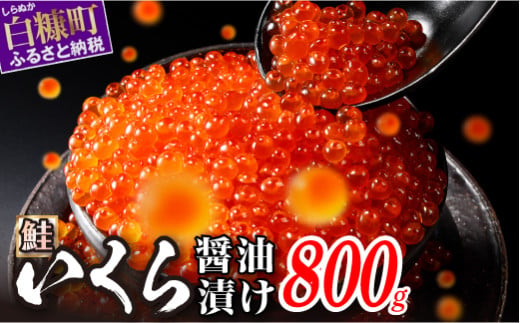 いくら醤油漬（鮭卵） 800g(200g×2パック×2箱) いくら イクラ 小分け いくら醤油漬 鮭いくら 鮭イクラ イクラ醤油漬 いくら醤油漬け イクラ醤油漬け 鮭 鮭卵 ikura いくら醤油漬 醤油いくら 醤油イクラ 冷凍いくら 冷凍イクラ いくら北海道 イクラ北海道 醤油鮭いくら 醤油鮭イクラ 人気 大好評品 サイズ さけ 北海道 白糠町