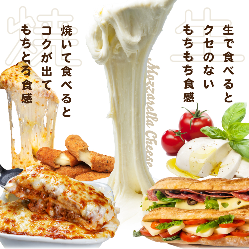 【森永乳業】モッツァレラチーズ　６００ｇ (１００ｇ×６個セット)　クラフト フレッシュモッツァレラ