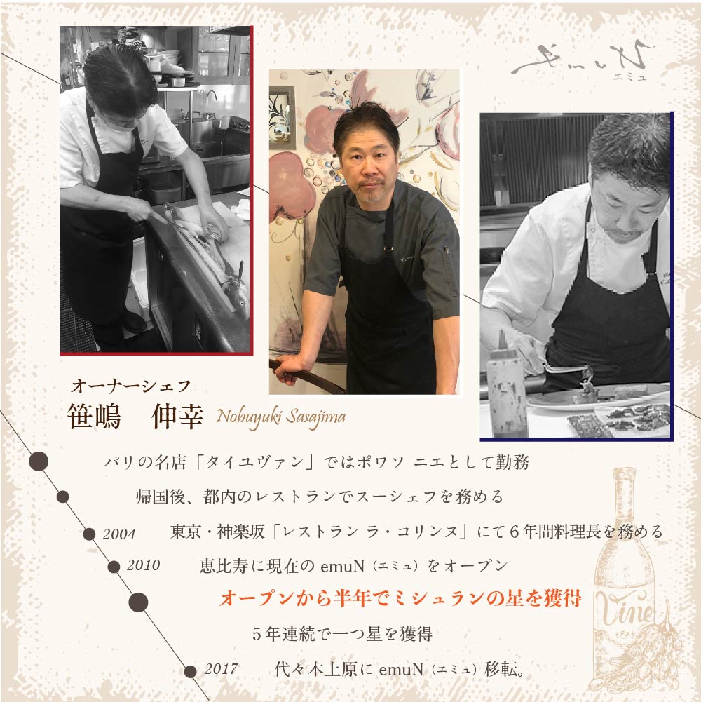 【代々木上原 フレンチ】emuN 体が喜ぶ優しい味が女性に人気「別海町特別コース A」食事券1名様分 ※2名以上で利用可【CC0000021】(食事券 お食事券 食事 東京 東京都 フレンチ フランス料理 ランチ ディナー)