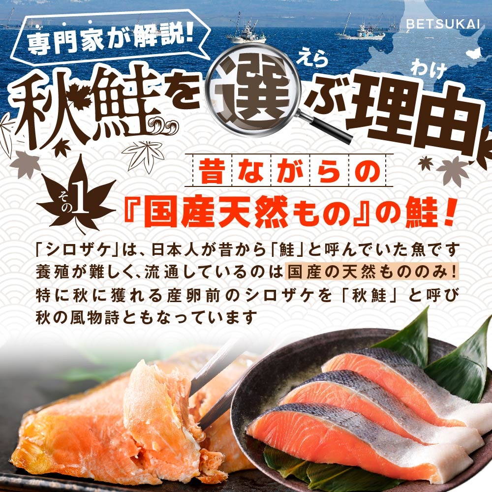 「秋鮭の切り身」18切れ( 秋鮭 3切入×6P) 便利な 小分け パック ( ふるさと納税 鮭 切り身 訳あり 北海道 甘塩 秋鮭 さけ サケ )【NK000N181】