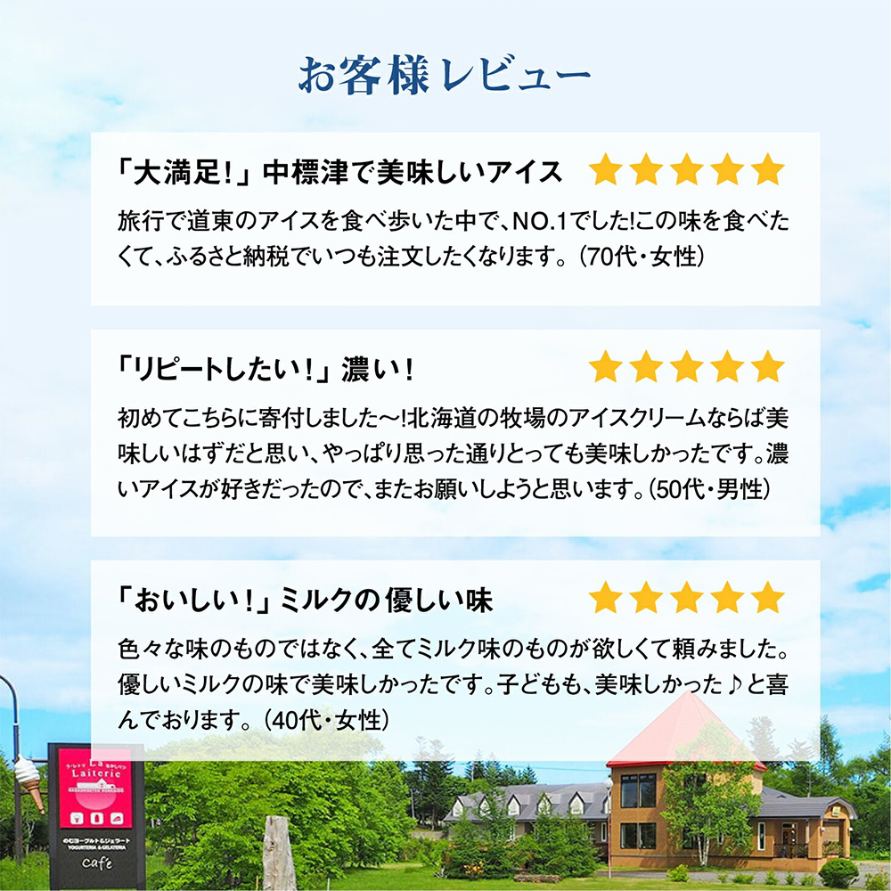 【無添加】 【定期便：全3回】北海道 プレミアムミルクアイスクリーム×22個【1105803】