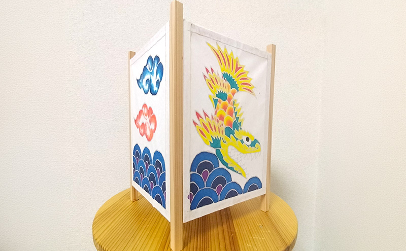 《１点モノ》能代七夕「天空の不夜城」ミニ行燈 行燈 インテリア 新築 引越し お祝い 記念