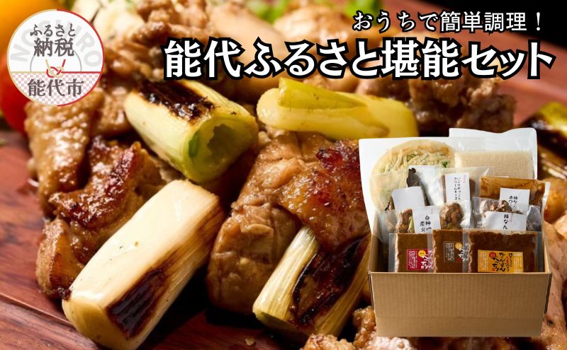 能代の「うまいもん」集めました! おうちで簡単調理！能代ふるさと堪能セット 10品 グルメ お酒のお供 つまみ 