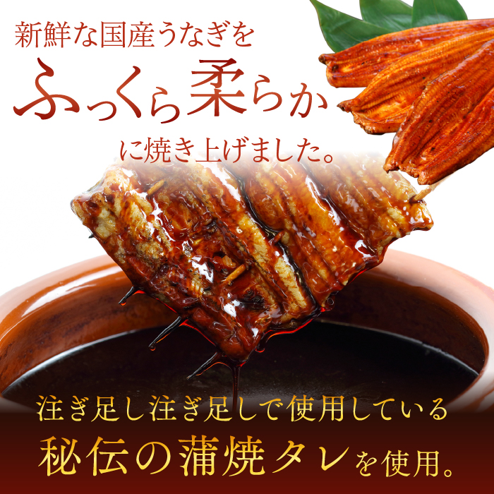 やわらか国内産うなぎ蒲焼き！ 食べ切りサイズ100～120g 2尾　計200g以上|うなぎ 鰻 蒲焼 食べ切り 茨城県 行方市(AD-106-1)