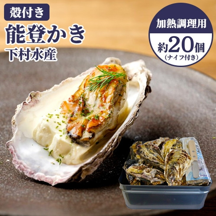 石川県七尾産 能登かき 殻付き（約20個） ※2026年12月～発送