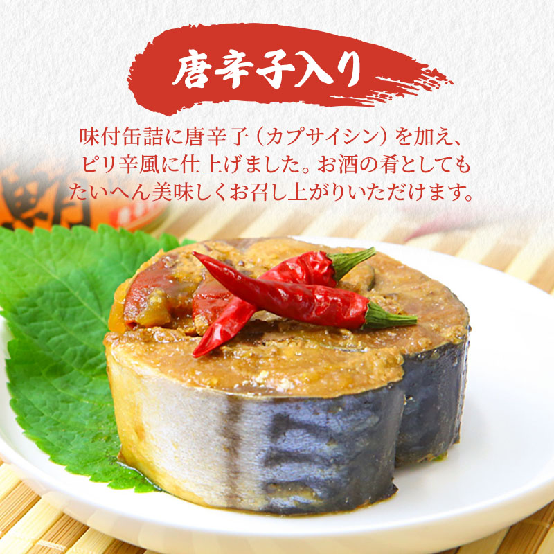 サバ缶 若狭の鯖缶 3種 食べ比べ 6缶 セット しょうゆ 生姜入り 唐辛子入り 鯖缶 さば サバ 鯖 缶 缶詰 魚 魚介 魚介類 海鮮 福井 若狭町 福井県若狭町 