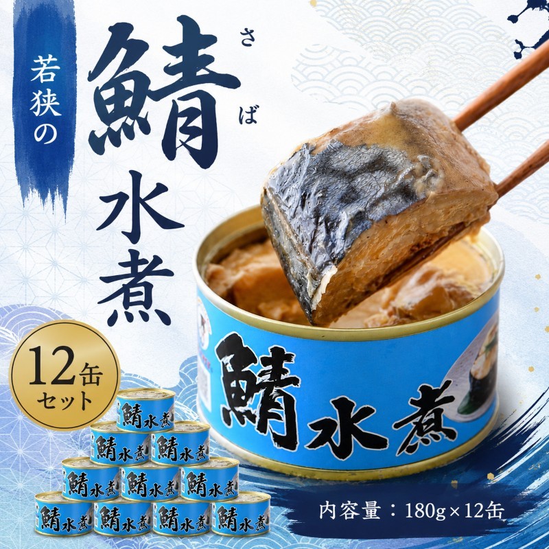 サバ缶 水煮 12缶 セット 缶詰 サバ水煮 サバ水煮缶 さば おかず 惣菜 常温保存 備蓄