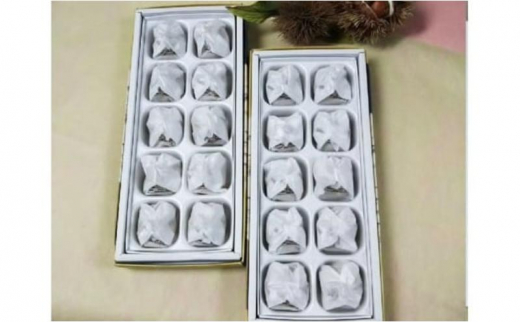 人気商品!! 中津川銘菓：栗きんとん20個（10個入×2箱）[秋季限定]【11月お届け】 F4N-2878