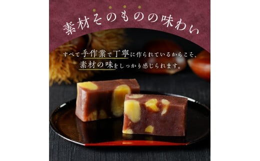 【中津川銘菓】【栗の銘菓】御菓子司美濃屋 栗蒸し羊羹 2本入り（1箱）+3本入り（1箱） 国内特選栗使用 中津川銘菓 中津川 岐阜 和菓子 お茶菓子 お茶請け 羊羹 菓子 食品 F4N-1844