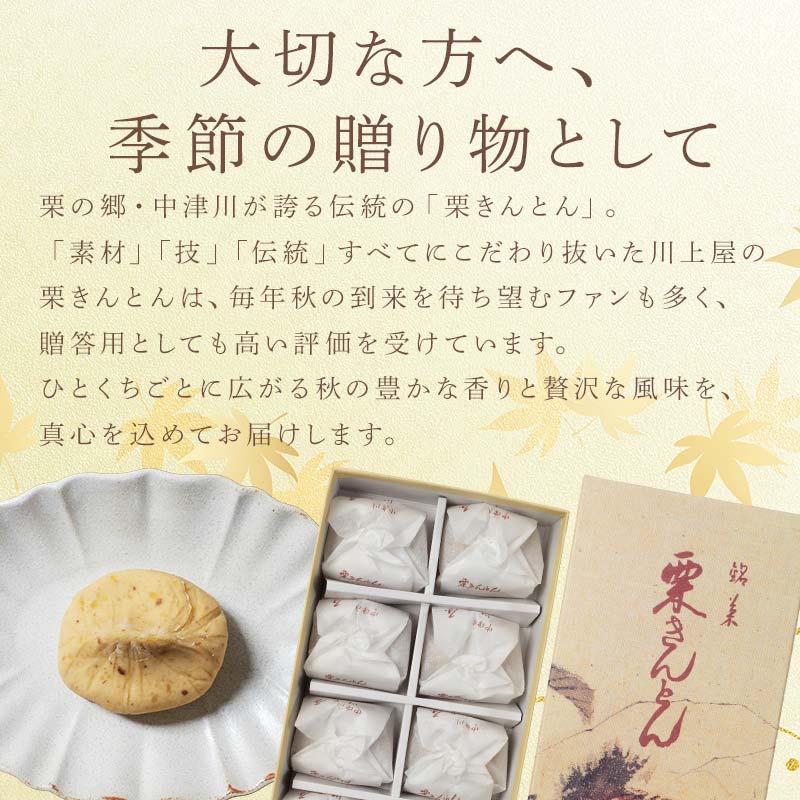 【12月お届け】 御菓子所 川上屋 栗きんとん （秋季限定）20個入り F4N-1703