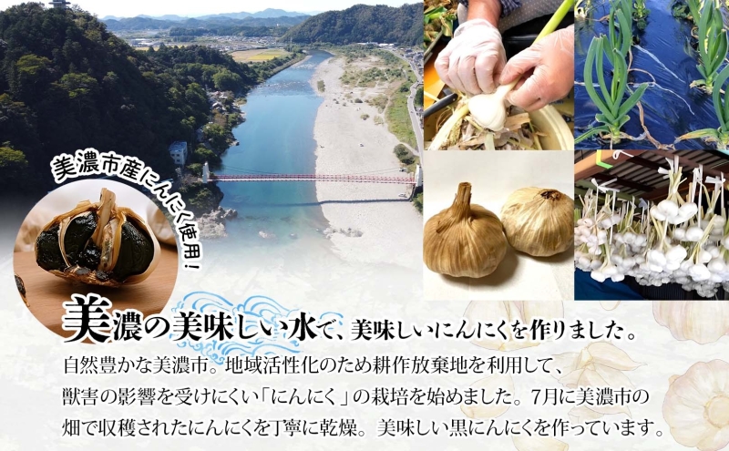 うだつの町 美濃の黒にんにく180g×6袋 黒にんにく 黒ニンニク にんにく ニンニク 加工食品 健康 熟成 甘い フルーティー まろやか うまみ 乾燥 凝縮 国産 送料無料 にわか茶屋 岐阜県 美濃市