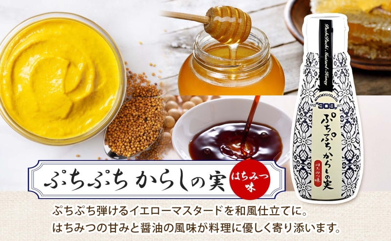  美ノ久 メープルマスタード ぷちぷちからしの実 ねりからし 3種 3本 セット アソート 3種類 からし カラシ マスタード 和からし 洋からし 粒 粒マスタード 調味料 万能 万能調味料 常備 お取り寄せ ご当地 送料無料 岐阜県 安八町
