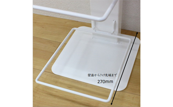 突っ張りシューズラック白 スニーカー ディスプレイ 収納家具 インテリア 靴収納 組み立て必要 工具不要 
