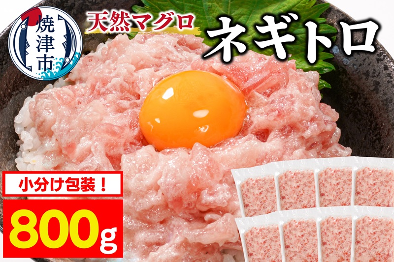 a09-013d　焼津 天然 まぐろ ネギトロ (約100g×8袋)