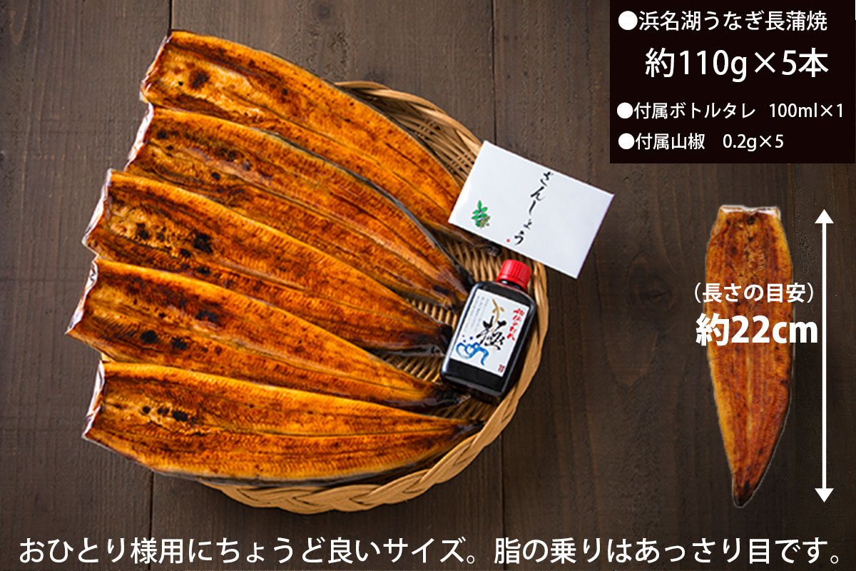 a30-308　浜名湖うなぎ蒲焼5尾