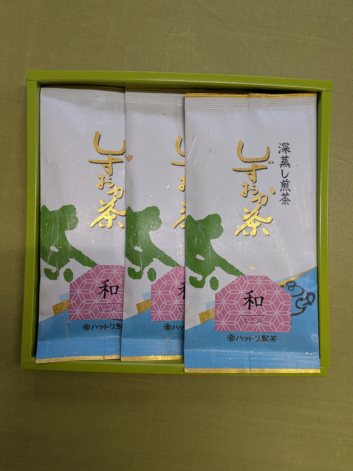 a10-024　深むし静岡茶：80g×3本