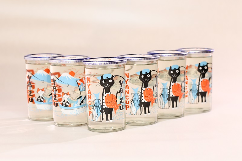 a10-988　にゃんカップ 180ml 焼津 純米吟醸 6本セット 日本酒