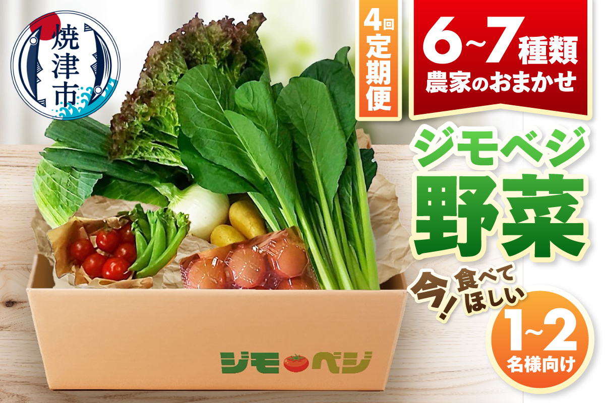 a30-312　【定期便 全4回】ジモベジ 野菜 ハーフセット