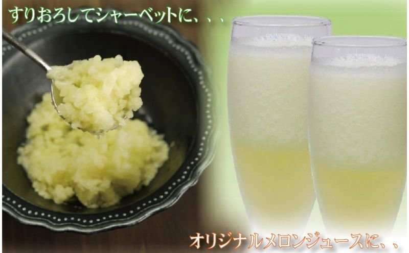 冷凍クラウンメロン（バラ凍結）約500g【配送不可：離島】 果物類 メロン青肉 