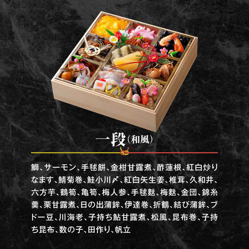 名鉄小牧ホテルのおせち料理(和風一段)冷蔵 33品 2～3人前 2027年【数量限定 お申込期限12/15】 解凍不要 ホテル特製 伝統 おせち 2027 おせち料理 小牧市 お節 冷蔵おせち 人気 新春 迎春おせち 定番おせち 本格おせち 和風おせち 縁起物おせち 12月31日 お届け お正月 お取り寄せ