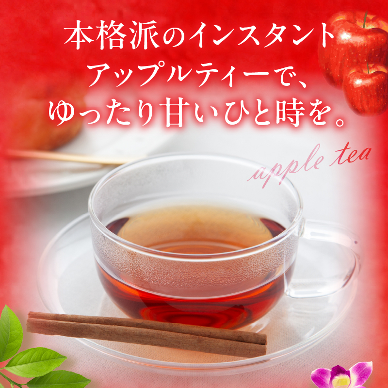 名糖産業　アップルティー　粉末 果汁 インスタント 紅茶 ティー ビタミンC 袋 ロングセラー 粉末飲料 粉末茶 簡単 手軽 ホット アイス