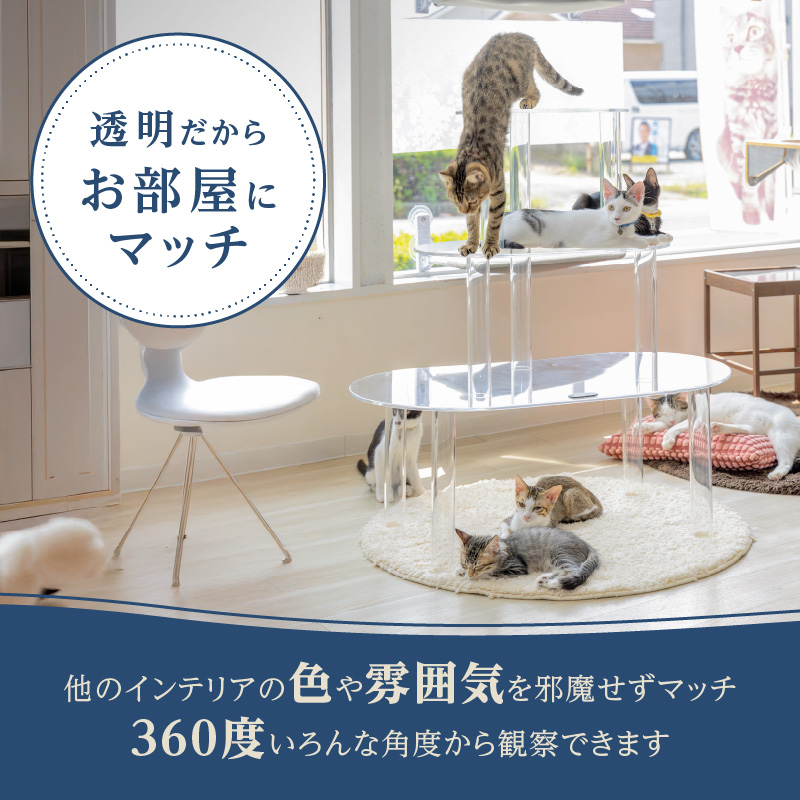 アクリル製キャットタワーsmall