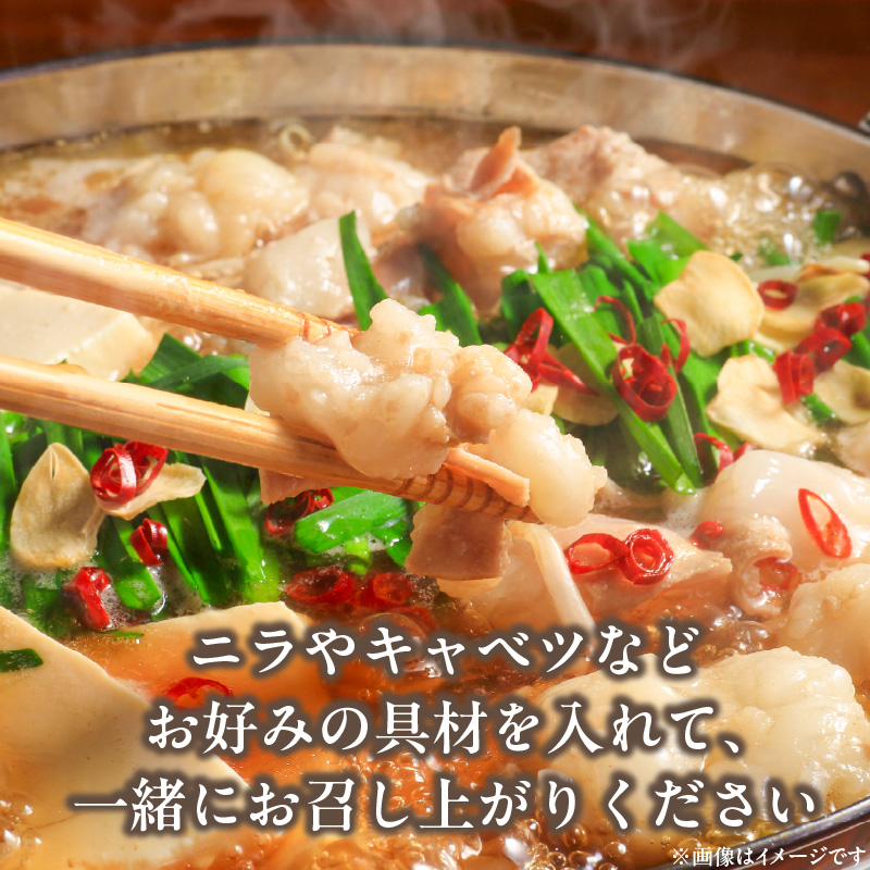 【食肉総合卸 丸正】厳選国産牛のもつ鍋セット（6人前） 
