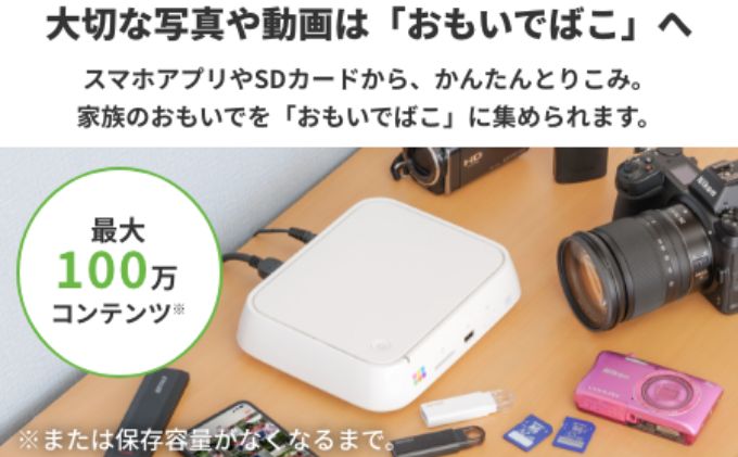 BUFFALO おもいでばこ バックアップ セット 4TB 外付けHDD データ保存 家電