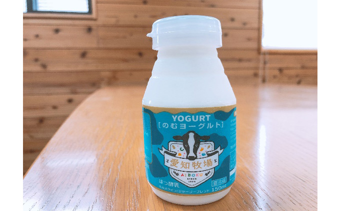 愛知牧場 冷蔵スイーツセット（飲むヨーグルト6本＆プリン6個） 乳飲料 ドリンク お菓子 生乳 グラニュー糖 新鮮 牛乳 贅沢 カスタード カラメル 杏仁プリン 