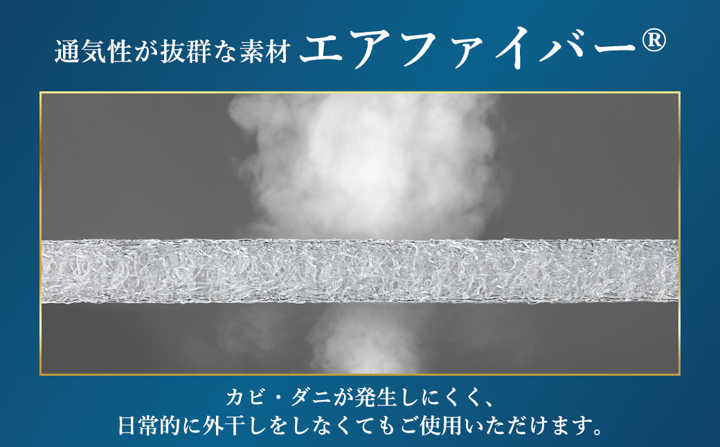 エアウィーヴ マットレストッパー スマート 1.0 セミダブル | 高反発 マットレスパッド マットレストッパー ベッドパッド 高反発マットレス 寝返りしやすい 体圧分散マットレス 洗える布団 敷布団 マットレス 日本製 airweave エアウィーブ