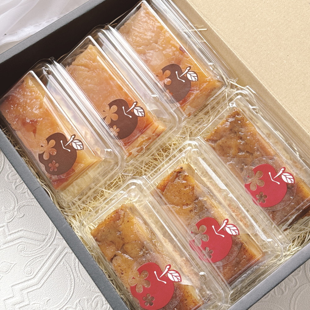 りんご専門店のタルト・タタン プレーン＆紅茶 食べ比べ 6Pセット | 焼き菓子 スイーツ 洋菓子 完熟 りんご 果肉 個包装 焼菓子 手土産 デザート 幸田町 napple ナップル お取り寄せ 愛知県 幸田町