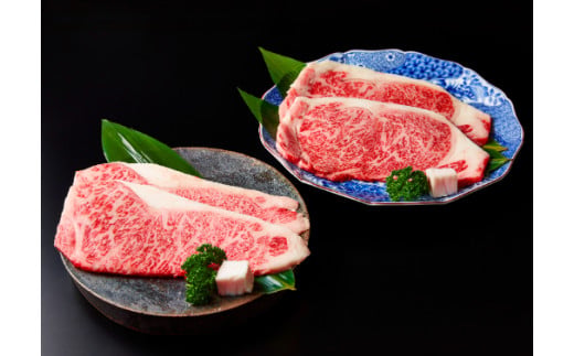 【定期便】定期便　A5雌特撰近江牛ステーキ食べ比べセット　全３回【FO59W】（国産牛　和牛　ブランド牛　ブランド和牛　黒毛和牛　牛肉　肉　高級　人気　おすすめ　神戸牛　松阪牛 に並ぶ 日本三大和牛 近江牛）