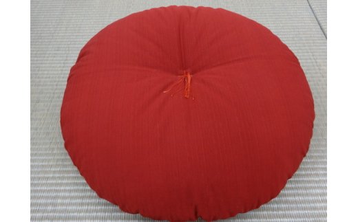  和室にも洋室にもピッタリ合う、本仕立の「もめん綿入り丸座」【CW47W1】
