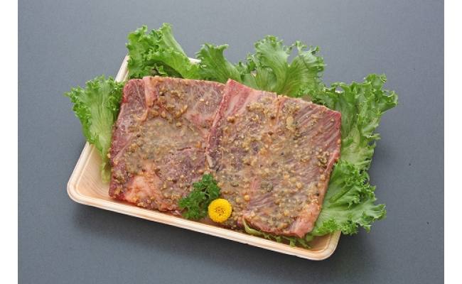 味自慢A4近江牛肩ロースステーキ（山椒味噌漬け）【200g×2枚】【AJ03W】（滋賀県　近江八幡市）